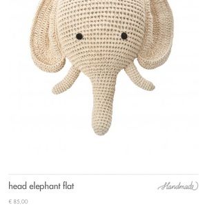 Anne-Claire petit flat elephant head